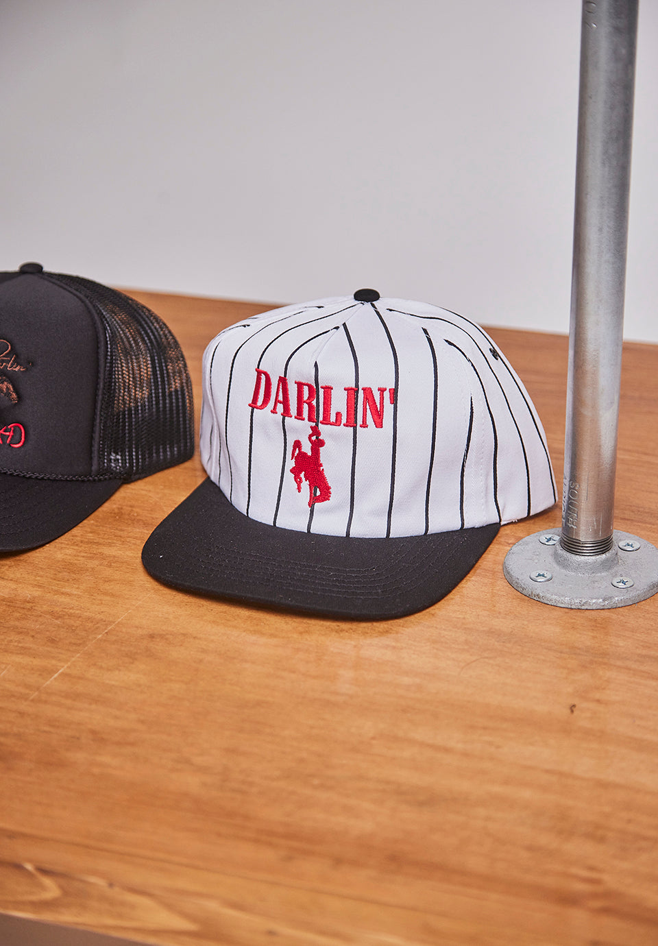 DARLIN'® Pinstripe Snapback Red
