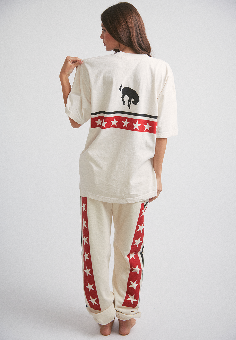 Spangled Short Sleeve - Creme