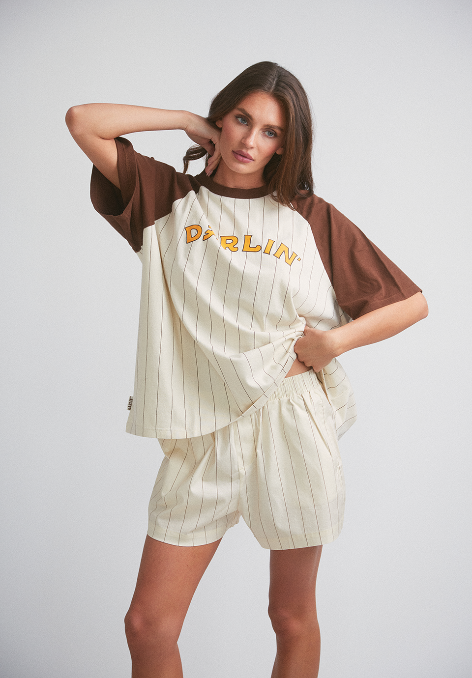 The Boyfriend Boxer - Vanilla/Hickory