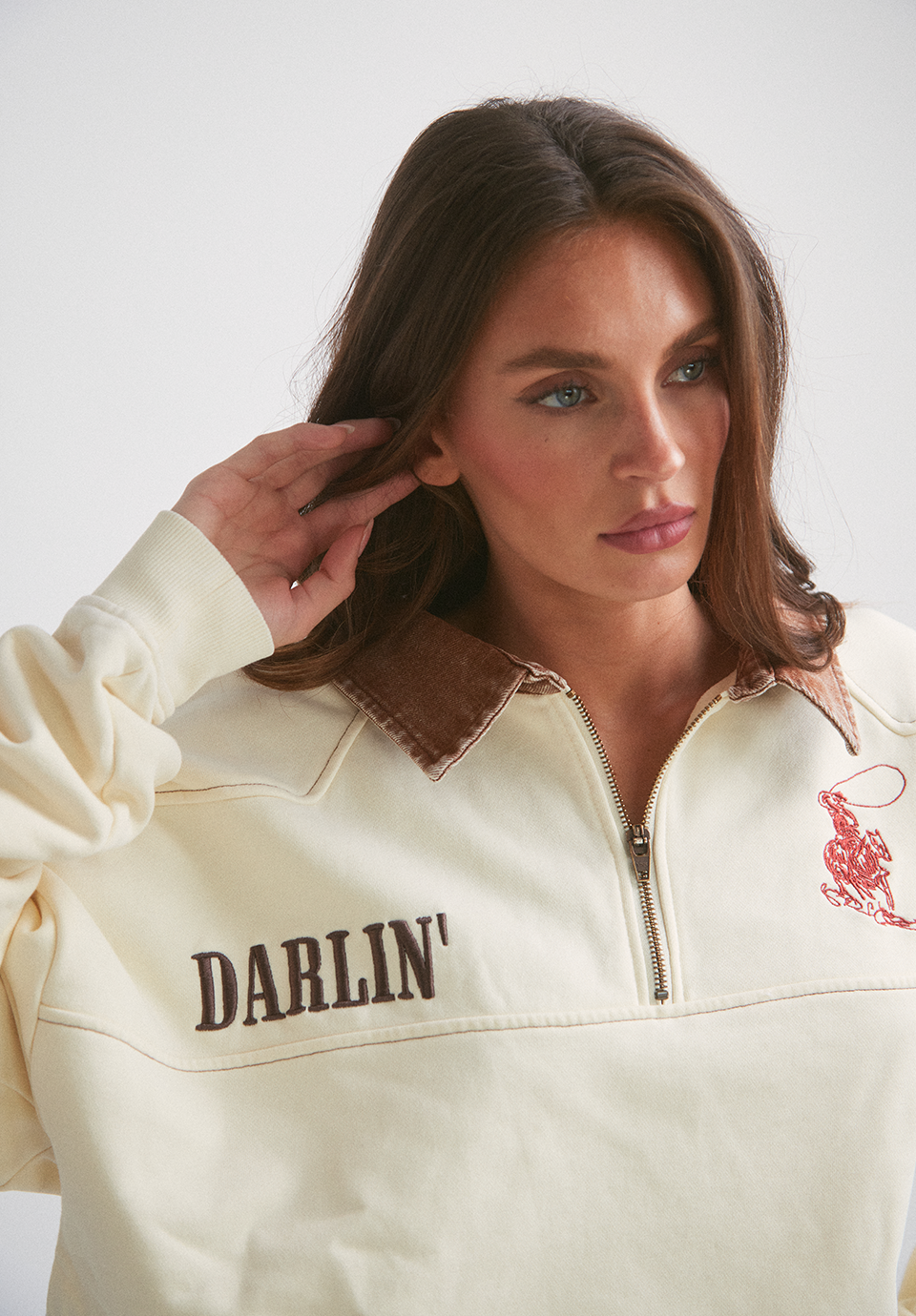 87s Quarter Zip  - Ivory