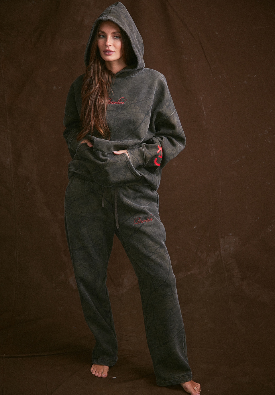 Signature Straight Leg Sweatpant - Faded Backwood Camo