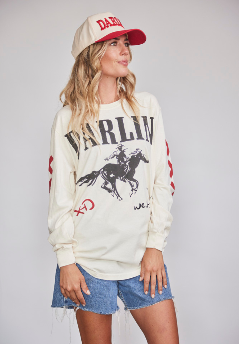 DARLIN'® Snapback Cream/Red