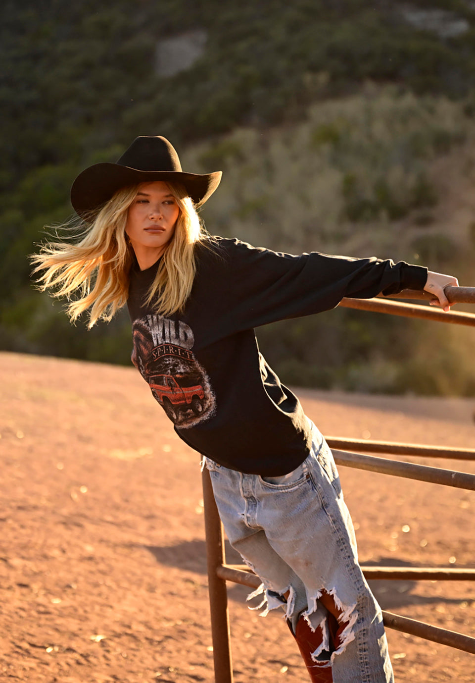 Wild Spirit Long Sleeve - Blacktop