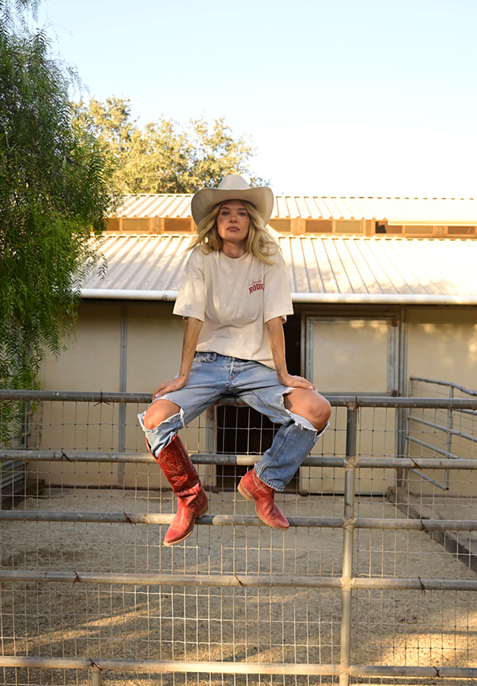 Born in the USA Short Sleeve - Creme