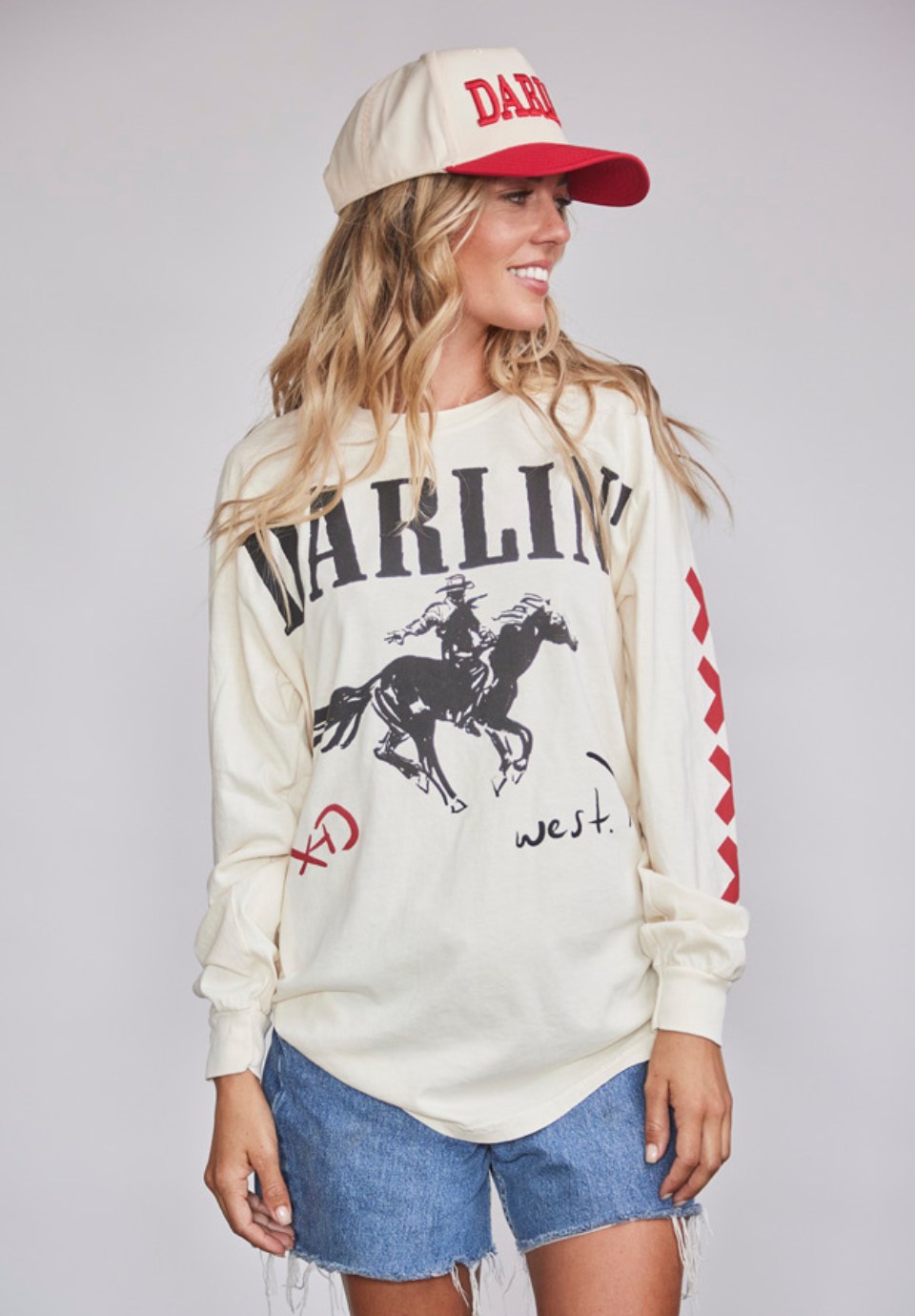DARLIN'® Snapback Cream/Red
