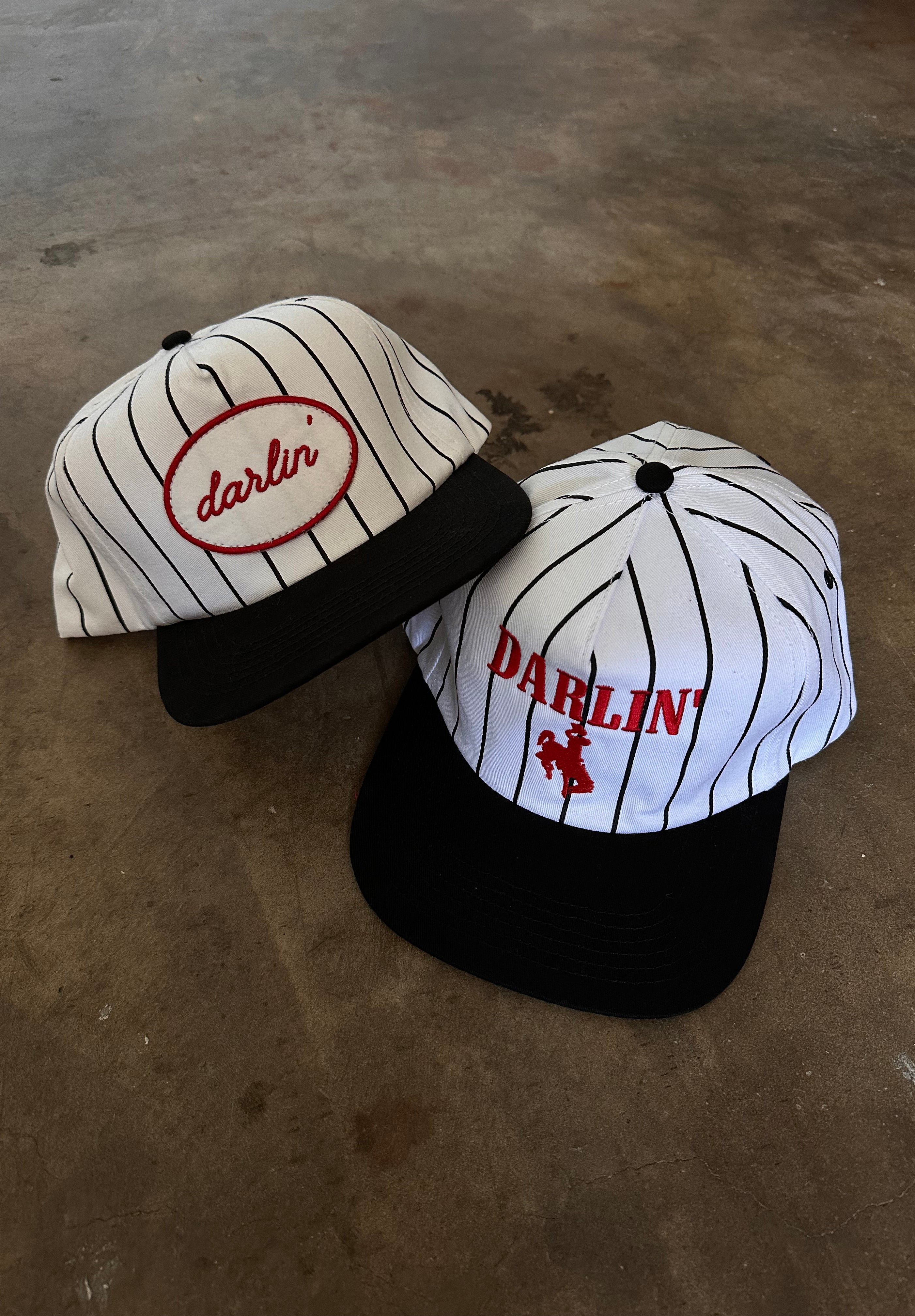 DARLIN'® Pinstripe Snapback Red