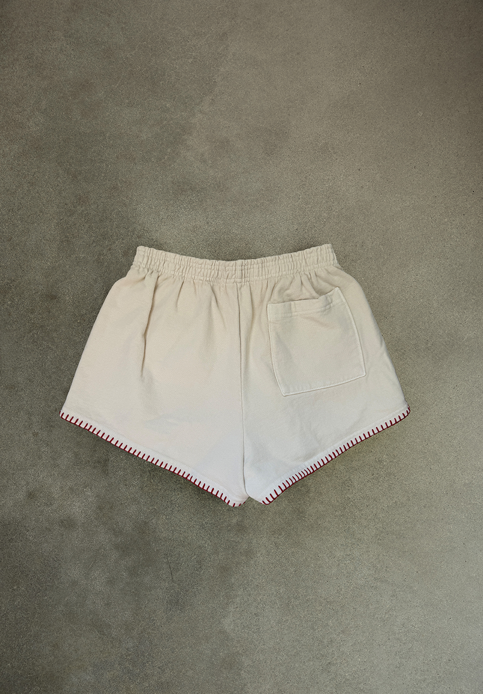 Hot Bronc Heavy Fleece Short - Creme