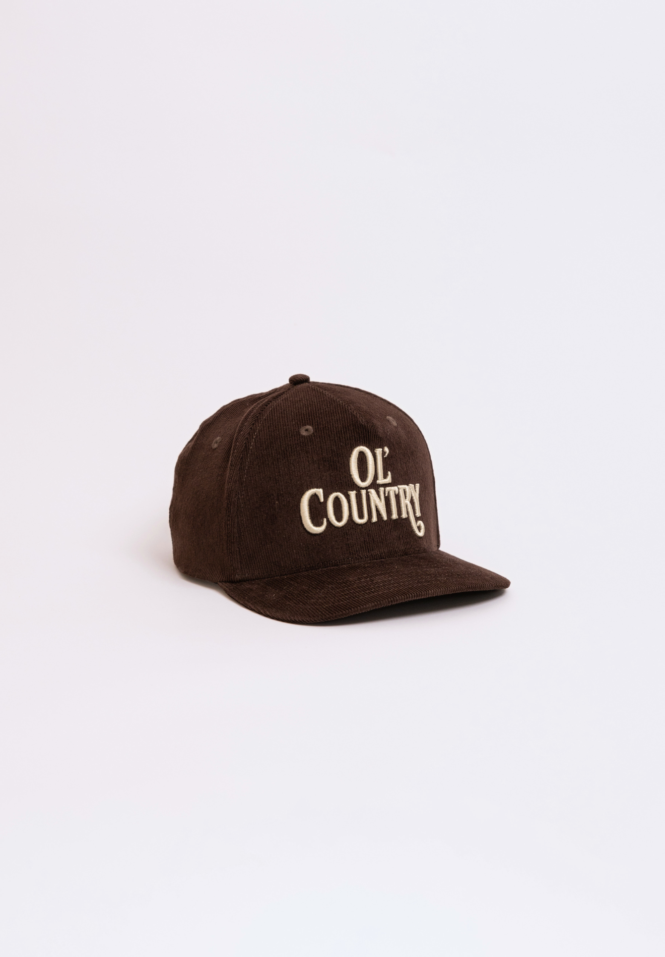 Ol' Country Corduroy Snapback - Brown
