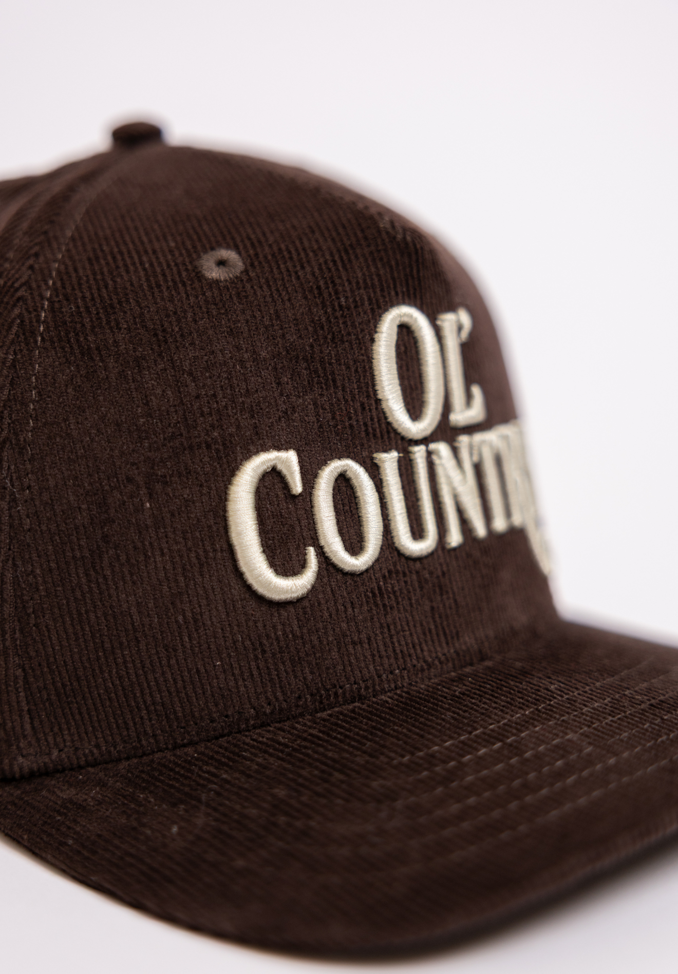 Ol' Country Corduroy Snapback - Brown